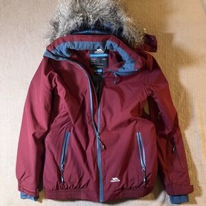 Trespass Technical Performance Fur Hooded WaterProof Windproof Women Jacket S(6)